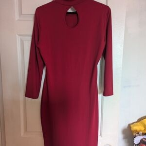 Elegant Red Women's Dress